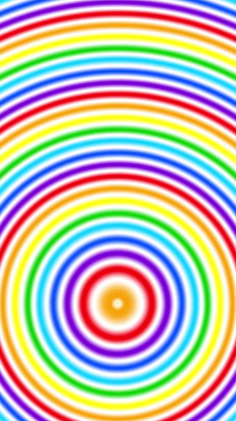 Abstract liquid patterns, circular gradient, retro psychedelic style, seamless Stock Footage 339451990