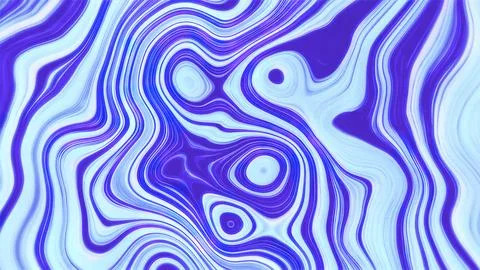 Abstract liquid patterns, flowing fluid shapes. Motion. Flowing liquid paint. Stock Illustration