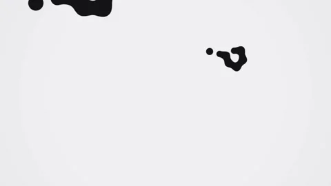 Abstract Liquid Question Mark Animation on Light Gray Background Stock Footage 339224388