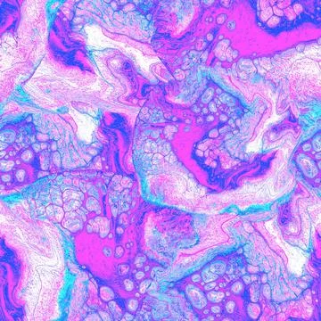 Abstract liquid seamless pattern is painting technique Ebru. Stock Illustration