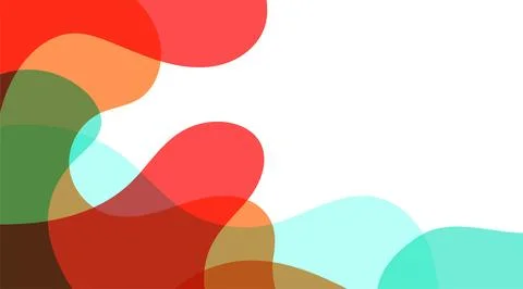 Abstract Liquid Shape Background. Fluid Wave Illustration Stock Illustration