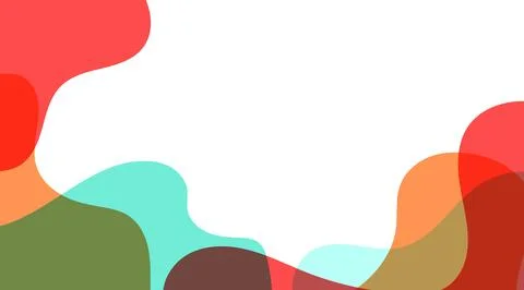 Abstract Liquid Shape Background. Fluid Wave Illustration Stock Illustration