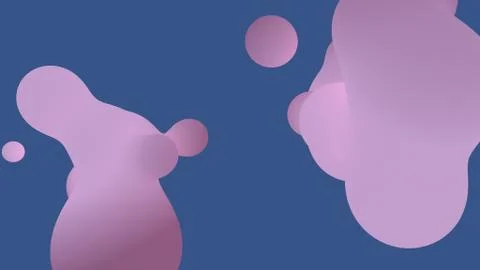 Abstract liquid shape colored lush lava and aqua menthe on whit backgrounds Ilustración de archivo