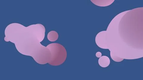 Abstract liquid shape colored lush lava and aqua menthe on whit backgrounds Ilustração Stock