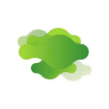 Abstract liquid shape Fluid design Illustrazione stock