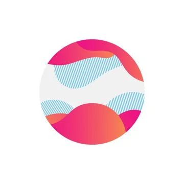 Abstract liquid shape Fluid design Stock Illustration