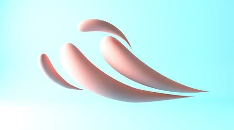 Abstract liquid shape Illustrazione stock