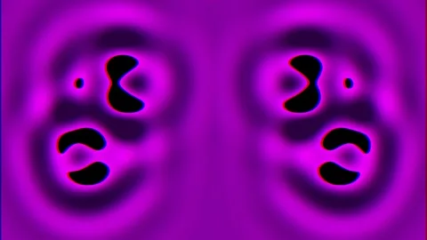 Abstract liquid shape overlay animation on vibrant green gradient background Stock Footage 333439993