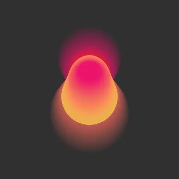 Abstract liquid shape. Vector modern illustration. Stock Illustration