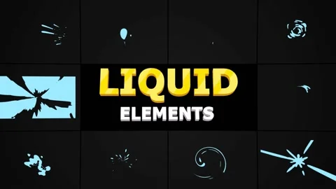 Abstract Liquid Shapes | After Effects Stock After Effects