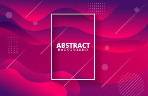 Abstract liquid shapes background. Dynamic gradient shapes composition Stock Illustration
