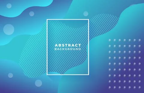Abstract liquid shapes background. Dynamic gradient shapes composition Stock Illustration