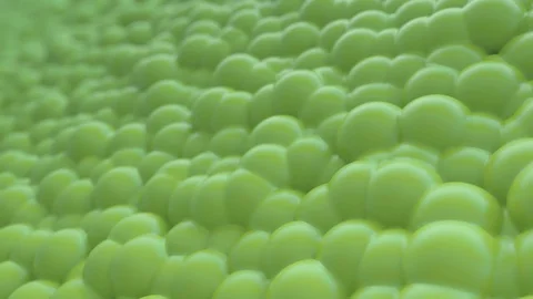 Abstract Liquid Spheres Background, 3d Loopable Animation 4k Stock Footage 72901343