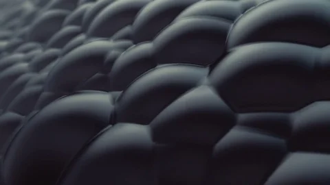 Abstract Liquid Spheres Background, 3d Loopable Animation 4k Stock Footage 72901372