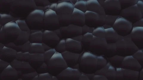 Abstract Liquid Spheres Background, 3d Loopable Animation 4k Stock Footage 72901430