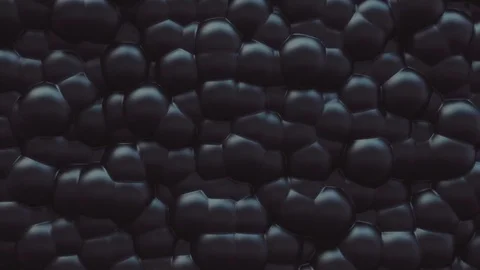 Abstract Liquid Spheres Background, 3d Loopable Animation 4k Stock Footage 72901443