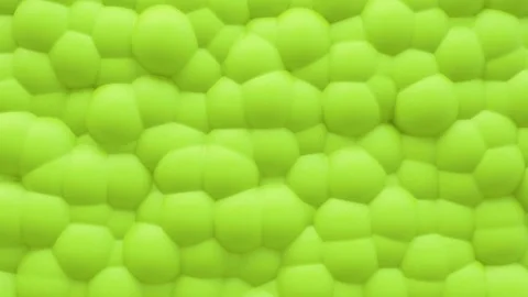 Abstract Liquid Spheres Background, 3d Loopable Animation 4k Stock Footage 72901472