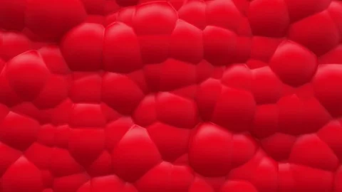 Abstract Liquid Spheres Background, 3d Loopable Animation 4k Stock Footage 72901546