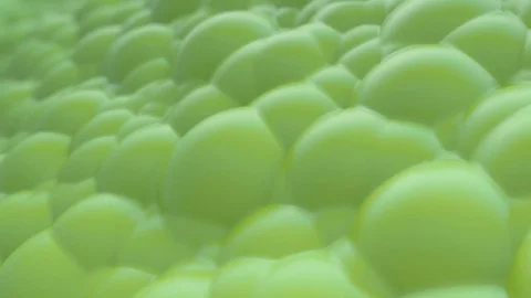 Abstract Liquid Spheres Background, 3d Loopable Animation 4k Vídeo Stock 72901677