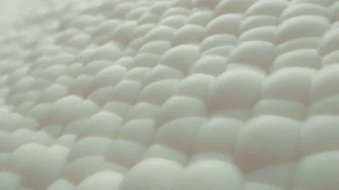 Abstract Liquid Spheres Background, 3d Loopable Animation 4k Vídeo Stock 72901683