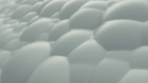 Abstract Liquid Spheres Background, 3d Loopable Animation 4k Vídeo Stock 72901691