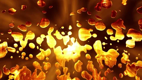 Abstract Liquid Structures Background 動画素材 106380261