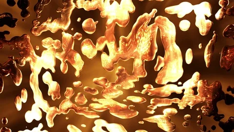 Abstract Liquid Structures Background Stock Footage 106380958
