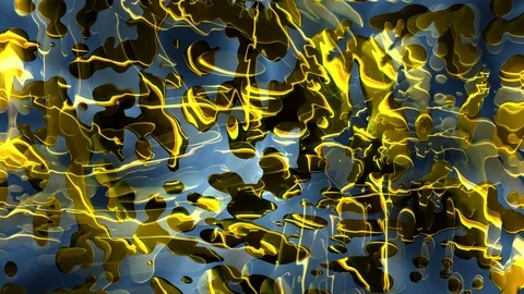 Abstract Liquid Structures Background Vídeo Stock 107092716