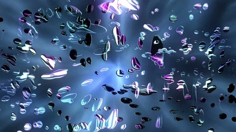 Abstract Liquid Structures Background Video stock 107093009