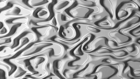 Abstract Liquid Surface pure White Vidéo 107785631