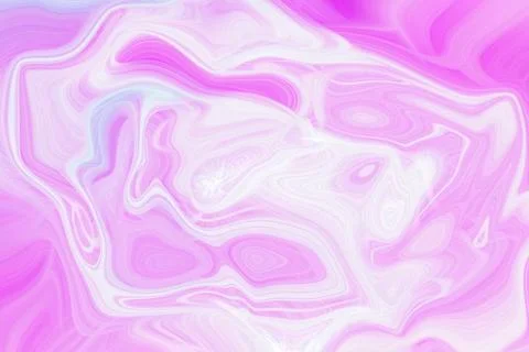 Abstract liquid swirl background with flowing soft pink and white colors Stock Illustration
