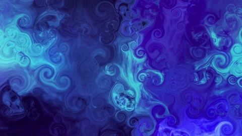 Abstract Liquid Swirl Background in Vibrant blue Stock Footage 336635063