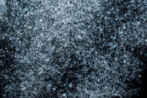 Abstract Liquid Texture with Bubbles and Sparkling Particles for Scientific Stock Photos