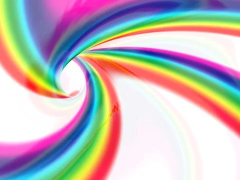 Abstract liquid vortex full of color Stock Illustration
