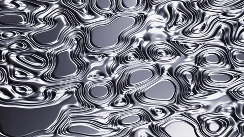 Abstract Liquid Wave, 4k 3d Animation Stock Footage 123077445