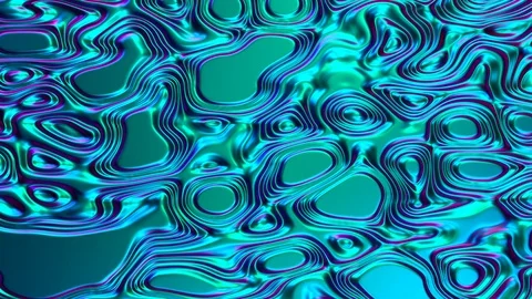 Abstract Liquid Wave, 4k 3d Animation Video stock 123077507
