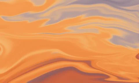 Abstract Liquid Wave Background in Orange and Purple Stock Illustration
