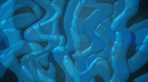 Abstract liquid waves loop Stock Footage 729648