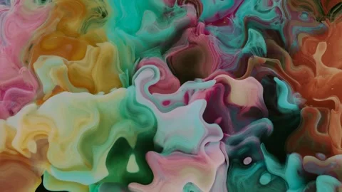 Abstract liquid wavy motion background animation. Fluid movement 4k videos. Stock Footage 304200348