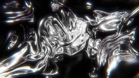 Abstract Liquid Wavy Surface, Seamless Background. Video stock 152156772