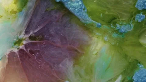 Abstract Liquify Flow – Vibrant Fluid Art Background Video stock 316385548