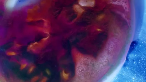 Abstract Liquify Flow – Vibrant Fluid Art Background Video stock 316385908