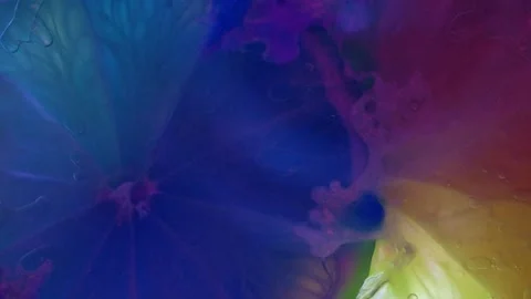 Abstract Liquify Flow – Vibrant Fluid Art Background Video stock 316386170