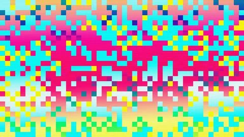 Abstract lo-fi 8-bit, 16-bit pixel noise texture pattern video screen background Stock Illustration
