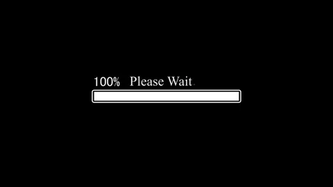 Abstract loading bar please wait symbol animation. loading animation. Stock Footage 332998849