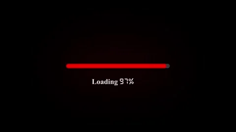 Abstract loading icon animation. Loading bar and percentage Futuristic prog.. Stock Footage 322967713