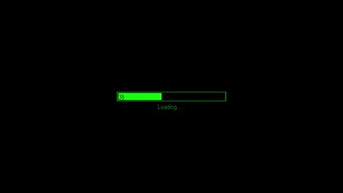 Abstract loading icon , processing ,downloading , glowing ,colorful animati.. Vídeo Stock 336549211