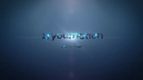 Abstract Logo for After Effects After Effects stock