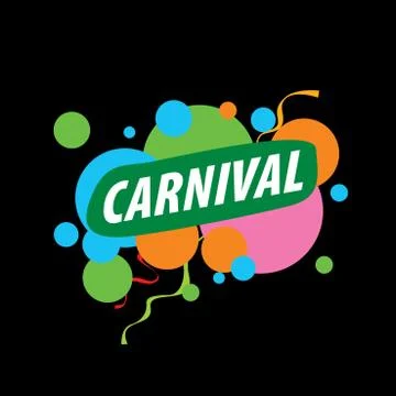 Abstract logo carnival Stock Illustration