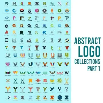 Abstract Logo Collections Part 1 Stock Illustration